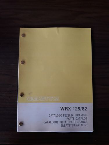 CATALOGO RICAMBI CAGIVA WRX 125 1982