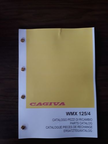 CATALOGO RICAMBI CAGIVA WMX 125 1984